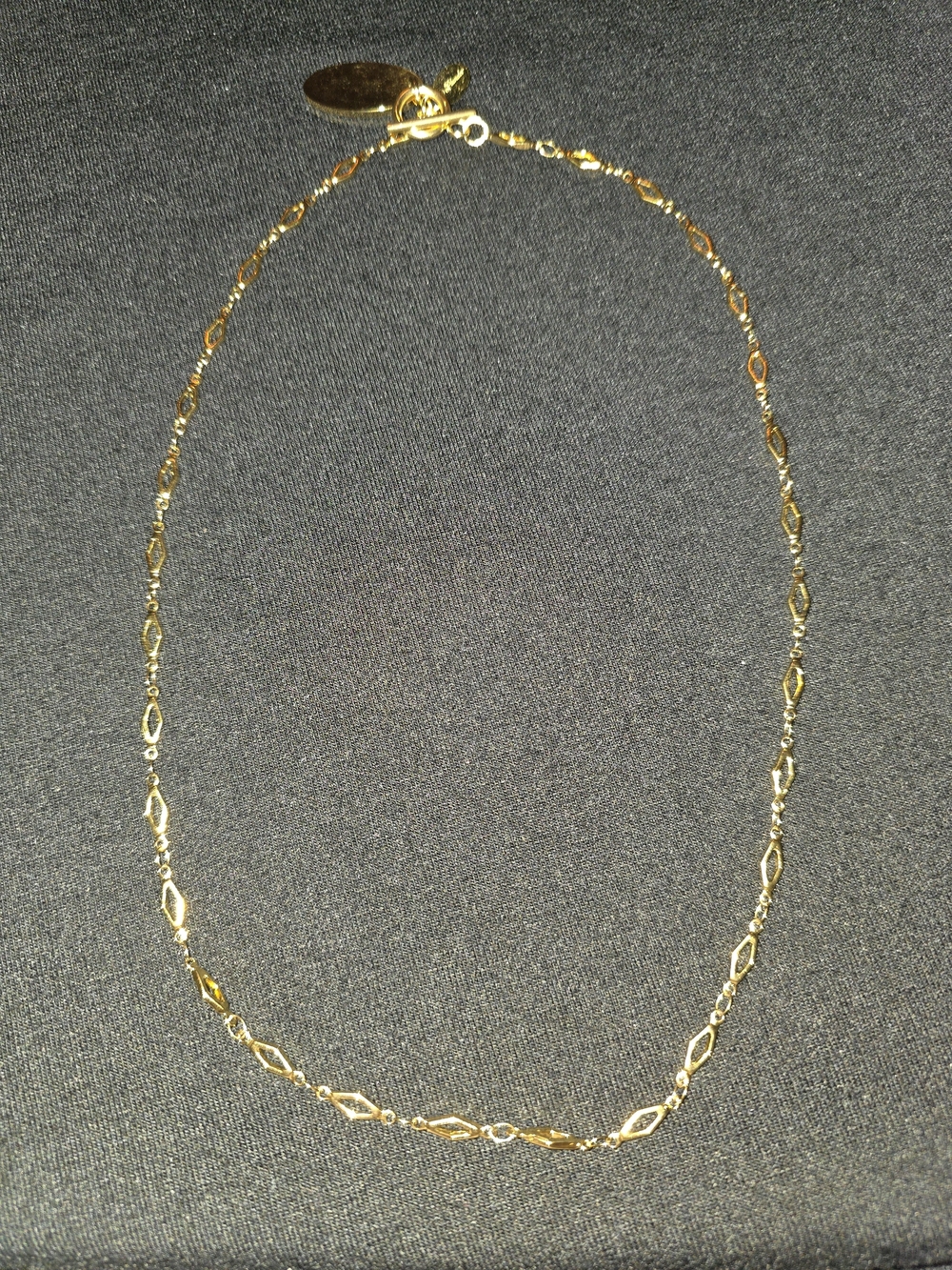 PLUNDER Delicate Gold Link Necklace for Women